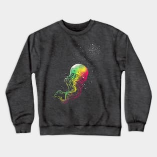 Rainbow jellyfish Crewneck Sweatshirt